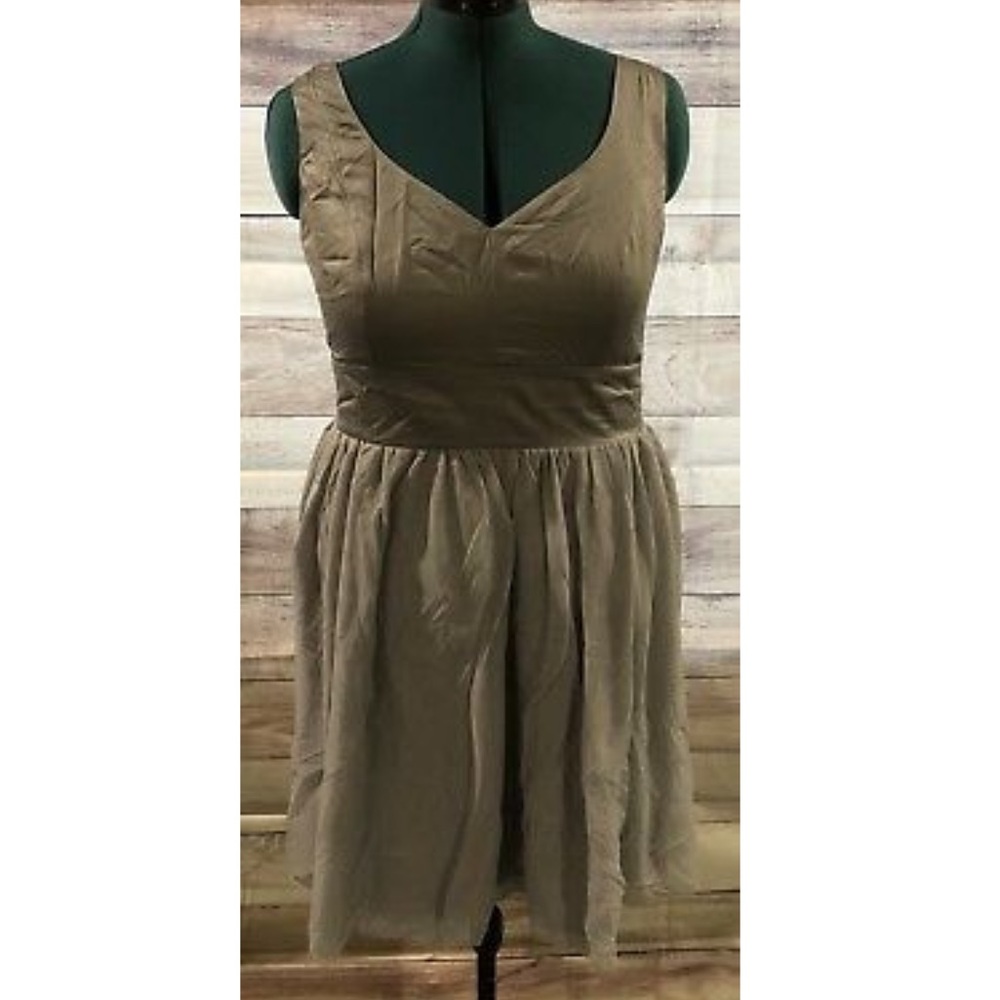Tevolio Women's Dress Size 6 Gray Knee Length Formal New With Tags